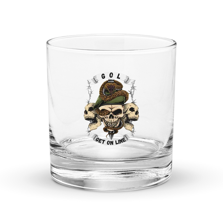 Get On Line Rocks Glass product image (1)