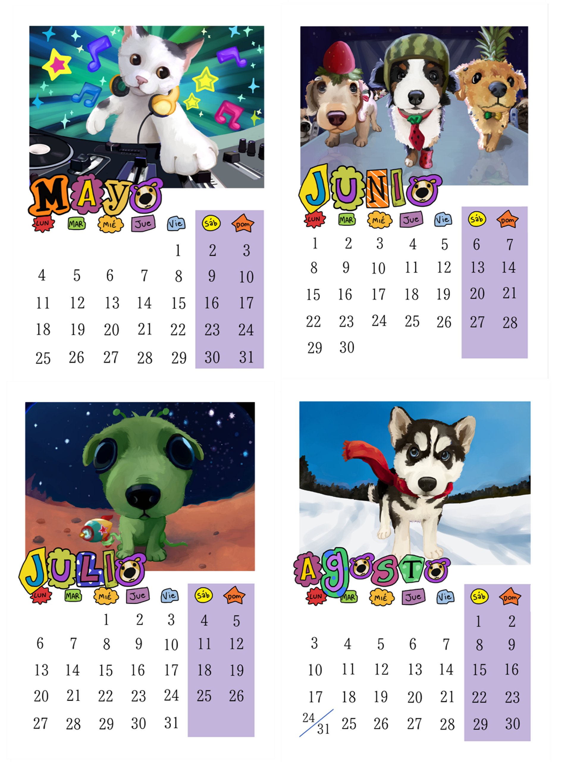 Digital calendar 2026 ( Spanish) product image (3)