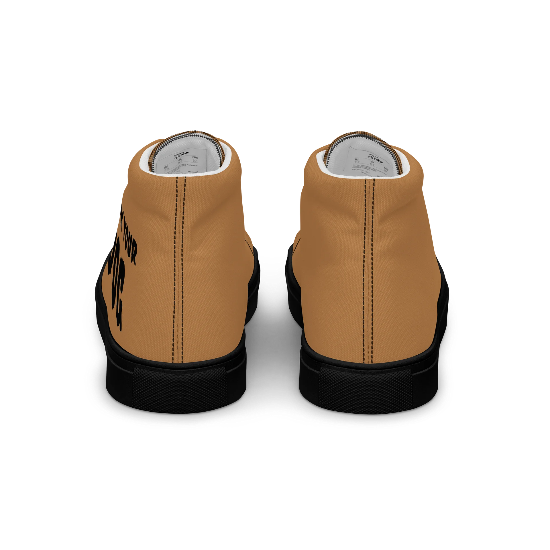 WORK YOUR DOG — Retro Graphic Women's High-Top Sneakers product image (4)