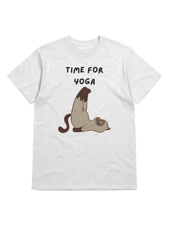 Whisker Wisdom: Yoga Cat T-Shirt product image (1)