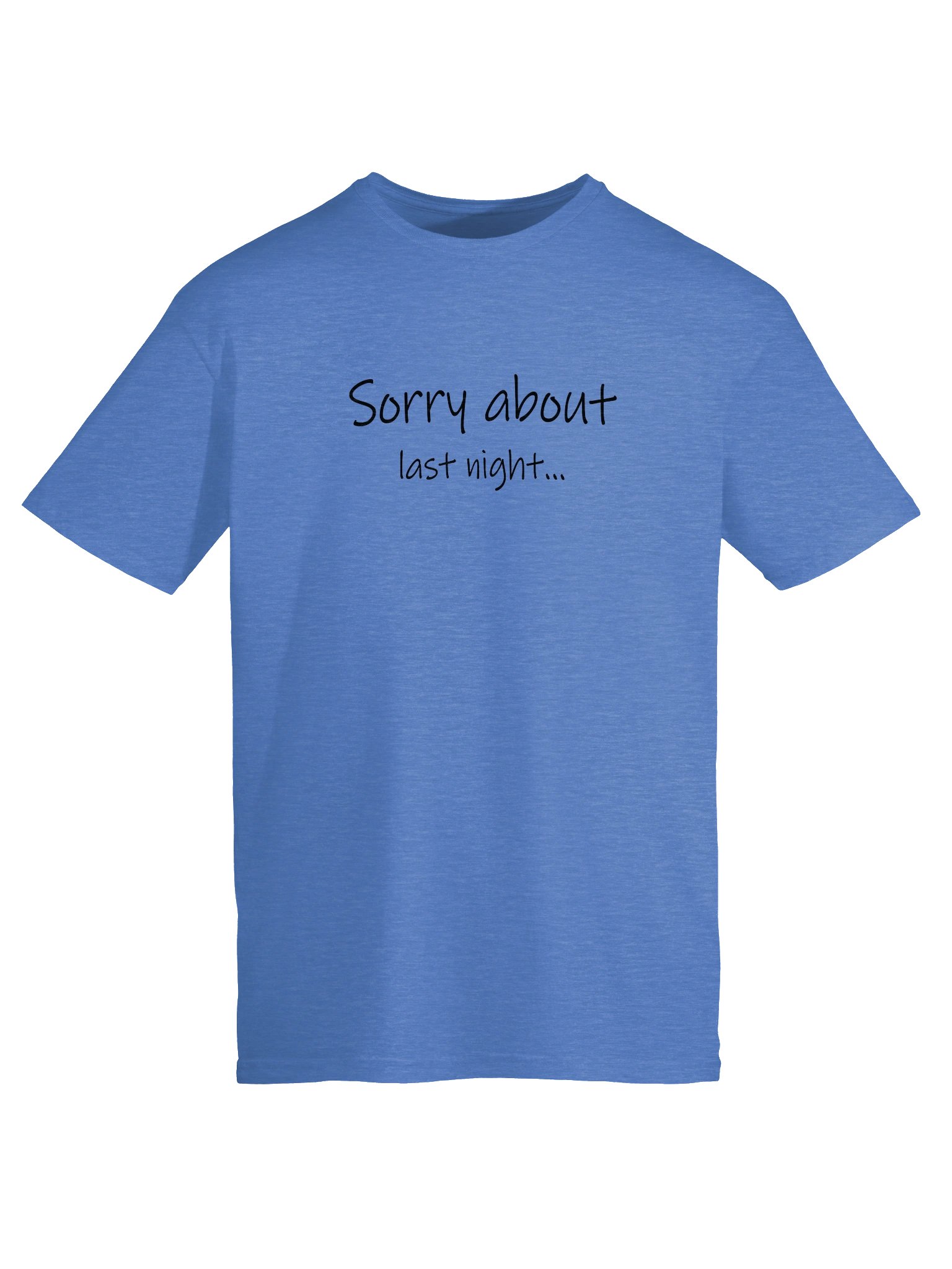Sorry About Last Night Softstyle Tee Lt. product image (38)