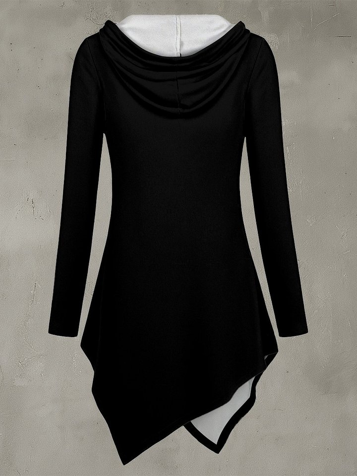 Midnight Crossover Asymmetric Hoodie product image (2)
