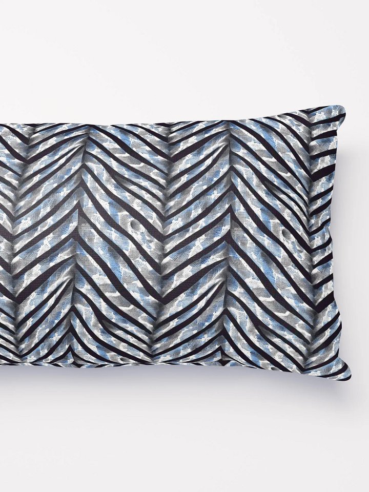 Blue Grey Snake Skin Pillow product image (4)