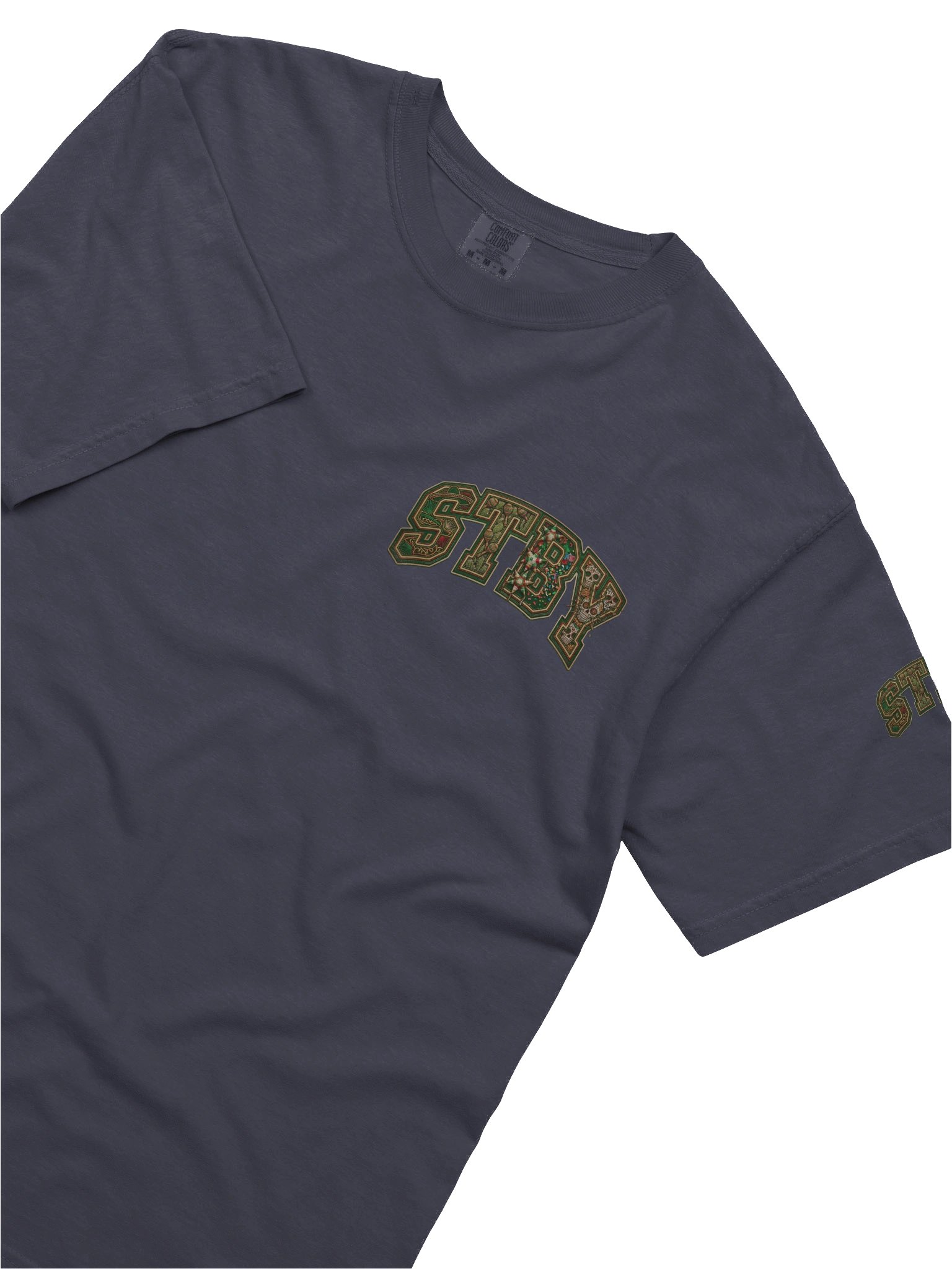 Fiesta Letters Green T-Shirt product image (38)