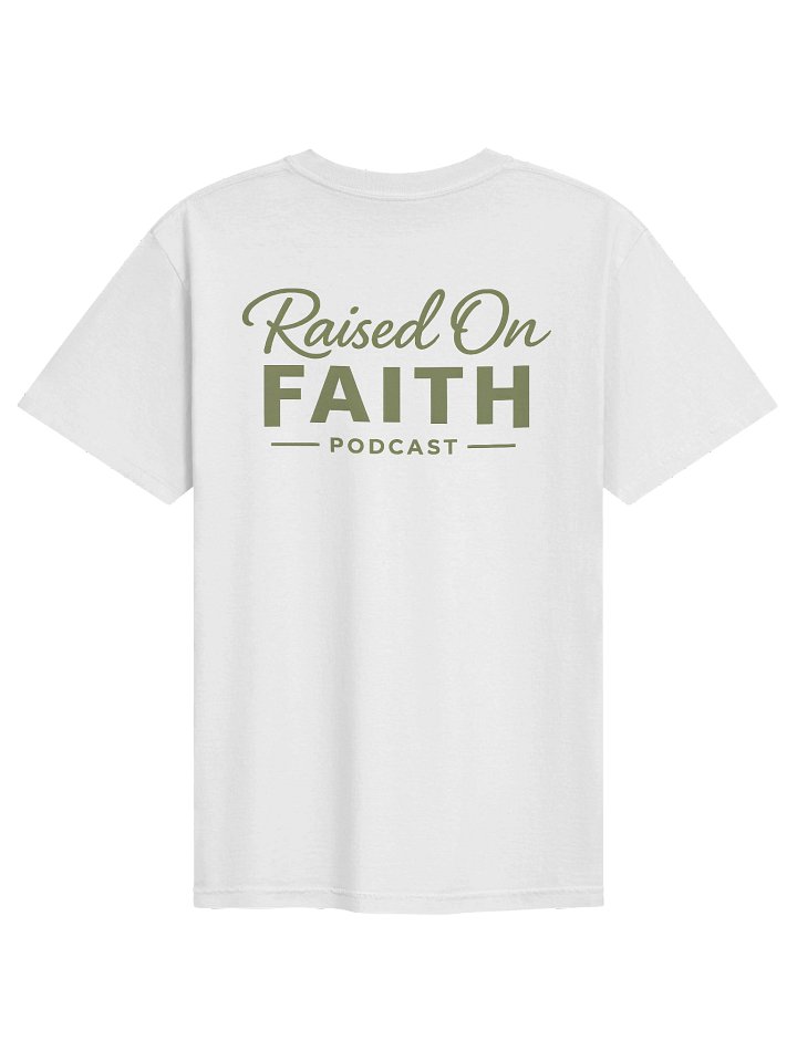 Raised on Faith Tee - White/Green product image (2)