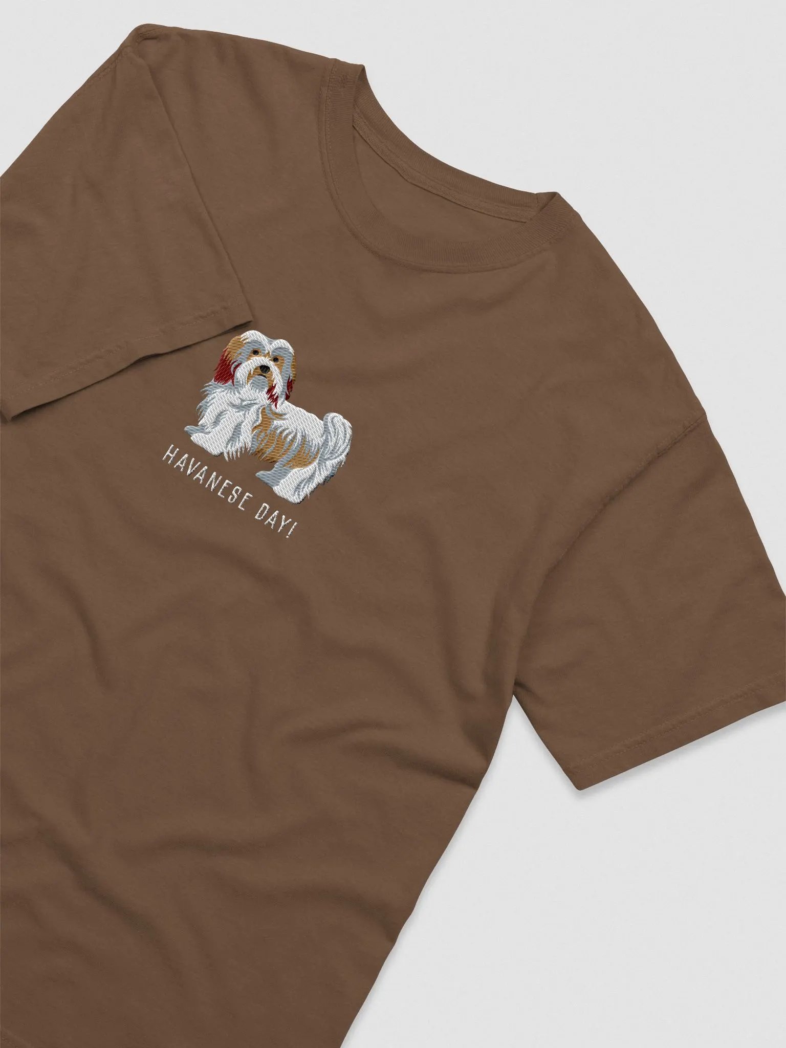 Havanese Day! T-Shirt(Embroidered) of a Havanese product image (6)