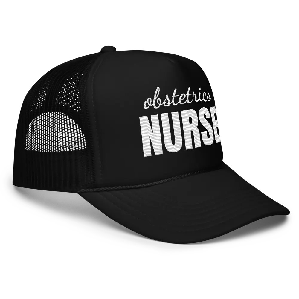 Obstetrics nurse - Embroidered Trucker Cap Hat product image (3)