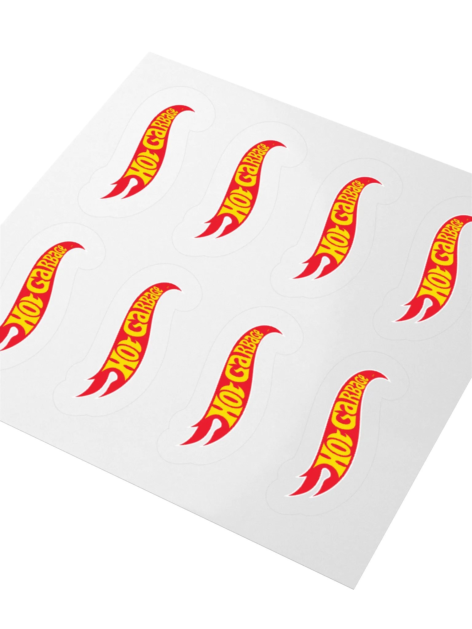 HOT GARBAGE STICKERS (8-PACK) product image (3)