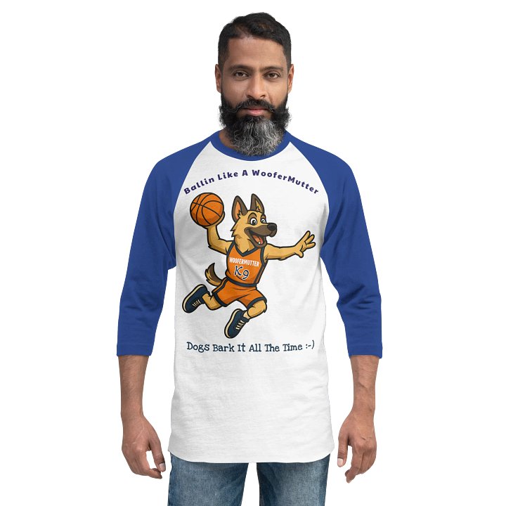 German-Shepard Unisex 3/4 Sleeve Raglan Shirt product image (26)