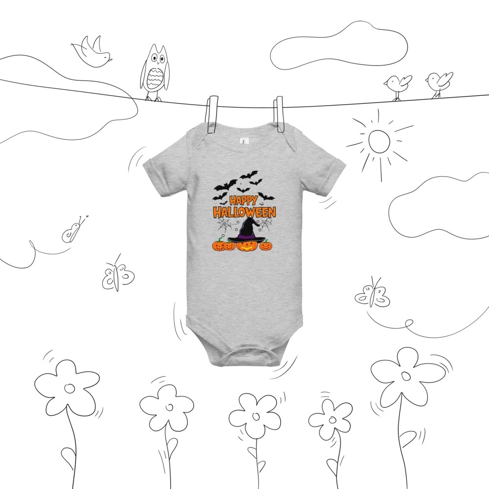 Happy Halloween Baby Romper Onesie product image (9)