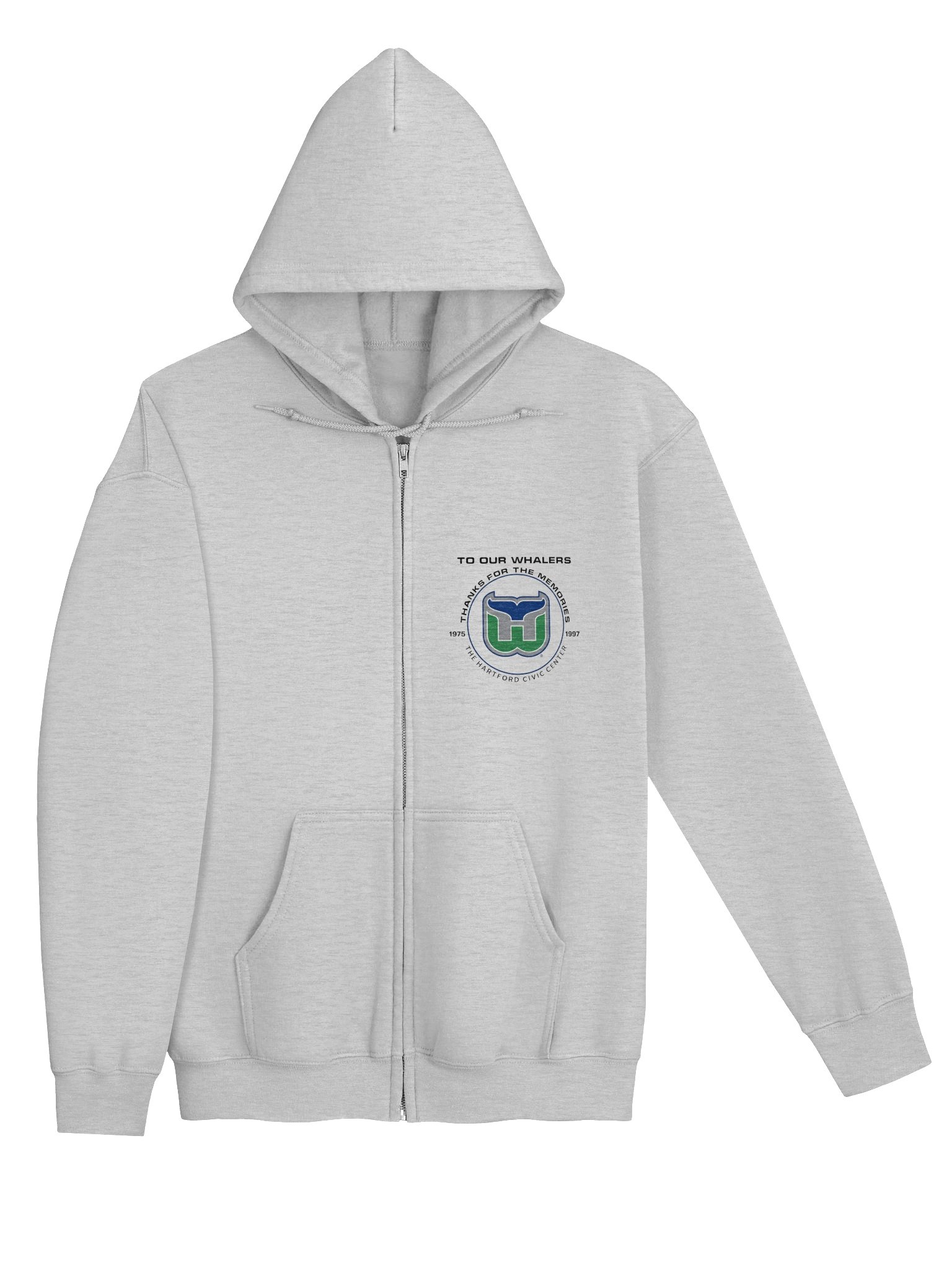 Hartford Whalers Thanks for the Memories Zip Hoodie product image (3)