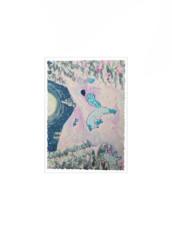Snow fox print product image (4)