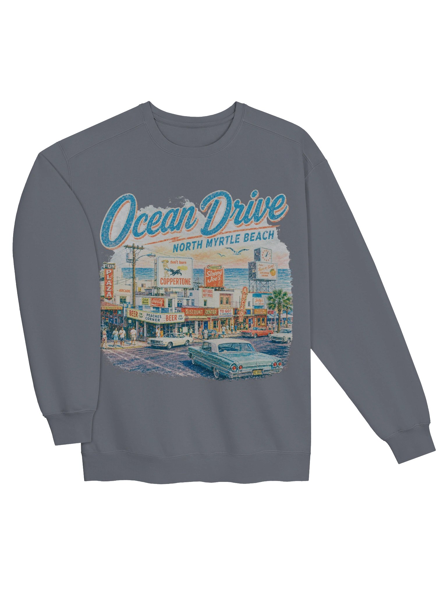 Ocean Drive NMB Retro Beach Sweatshirt product image (8)