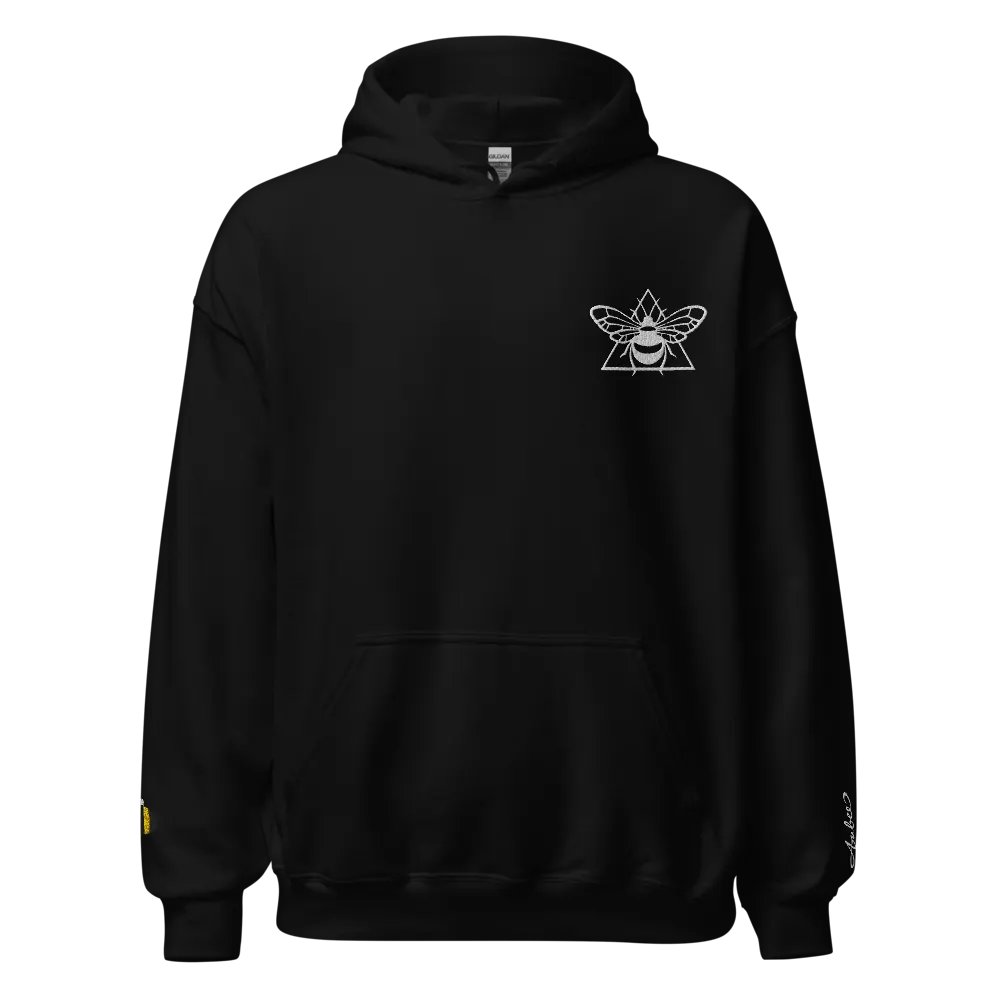 bee logo embroidered hoodie product image (1)