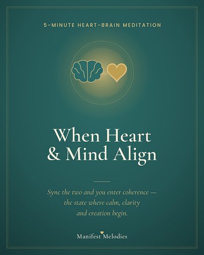 When your heart and mind align, everything feels a little different. 🤍

Sync the two and you move into coherence — a state ma...
