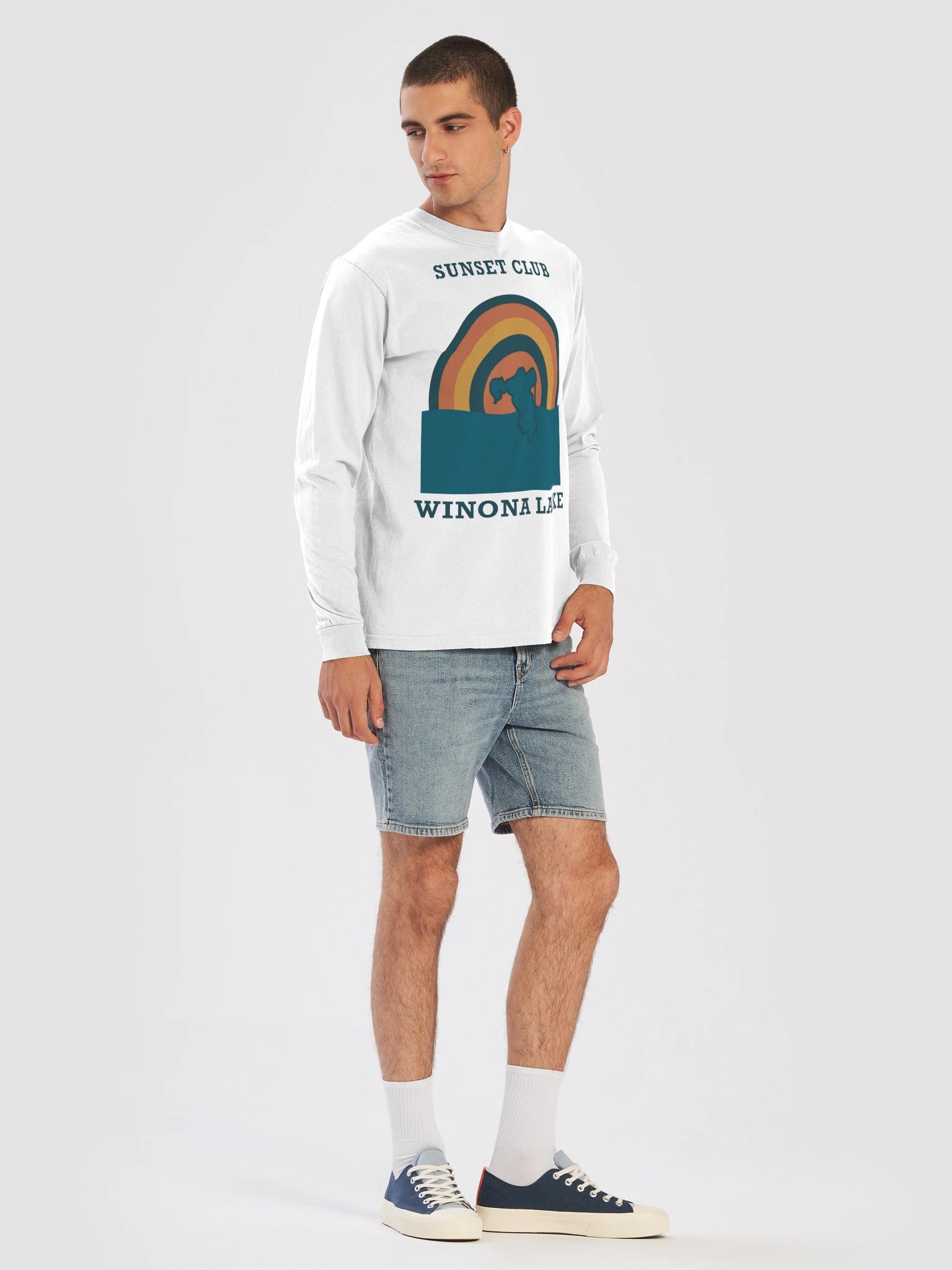 Sunset Club Comfort Colors Long Sleeve — Sunwashed product image (19)