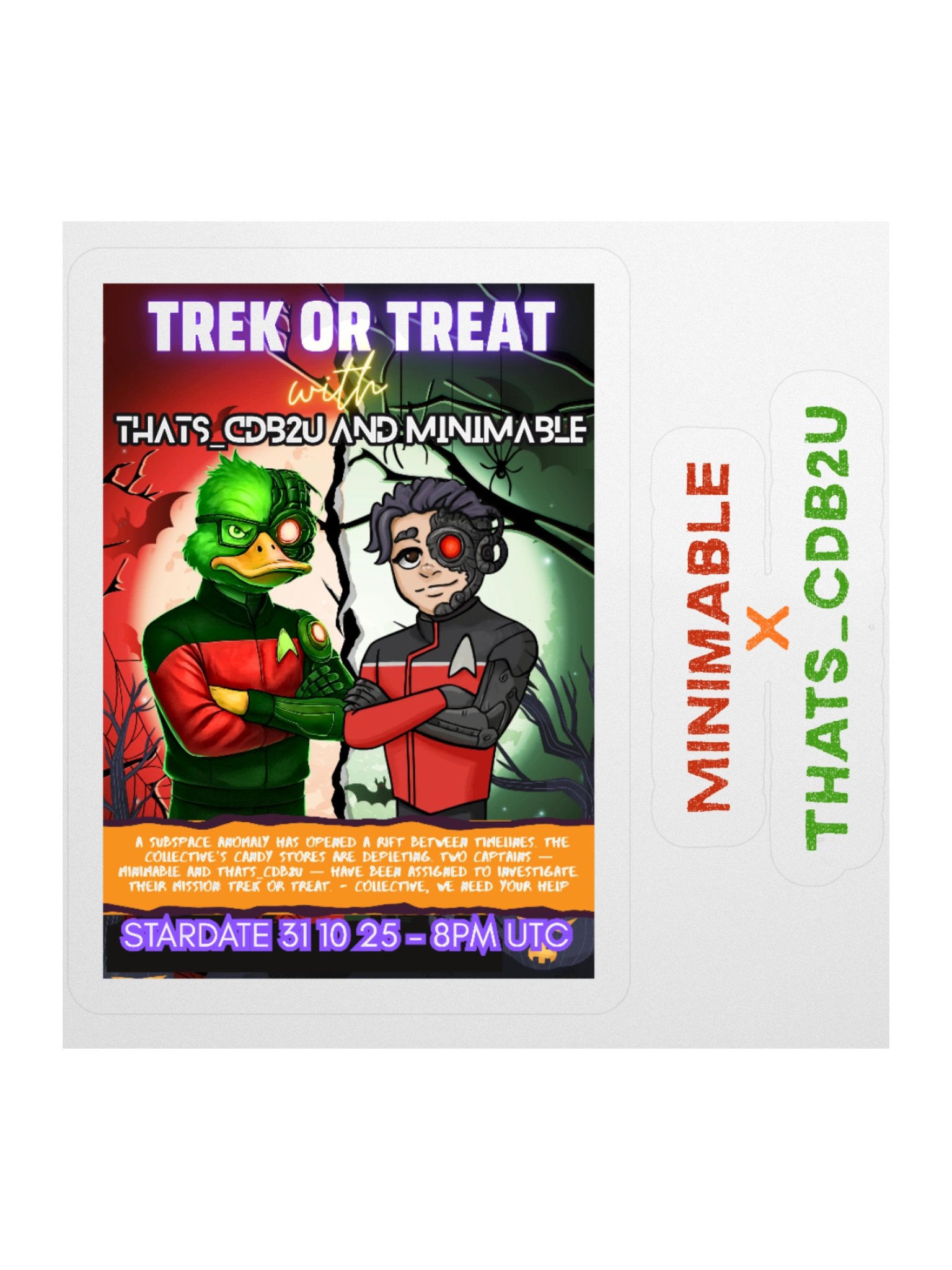 Trek or Treat Poster 2025 - Sticker product image (2)