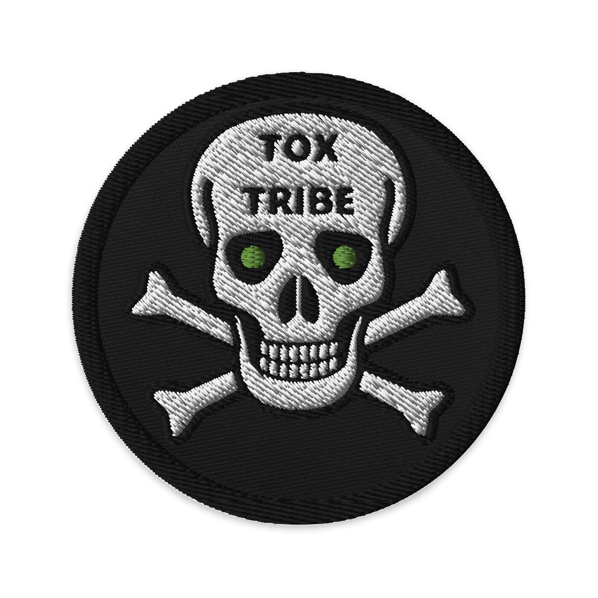 Tox Skull Embroidered Patch product image (1)