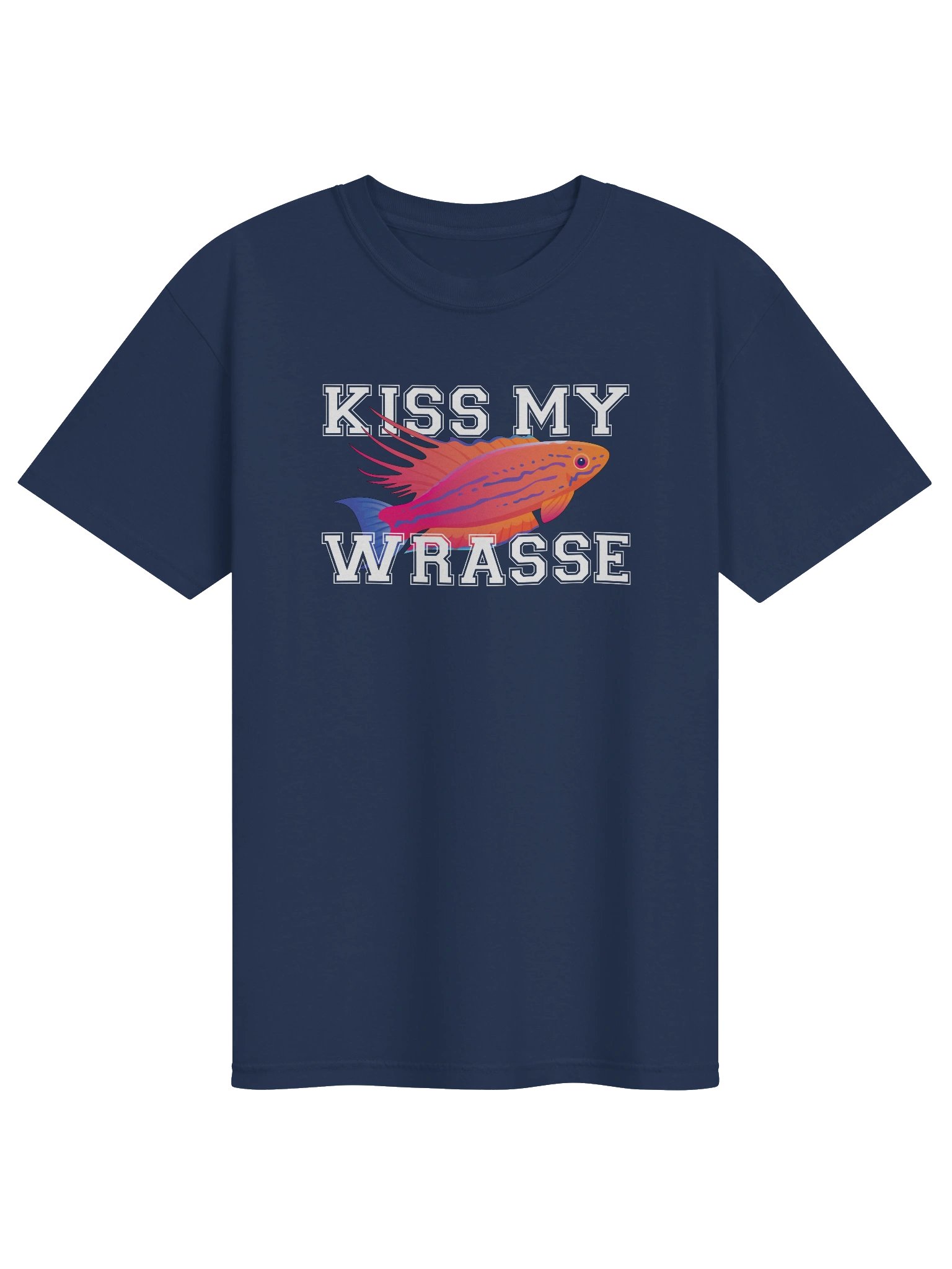 Kiss My Wrasse Fairy Wrasse Shirt – Funny Saltwater Reef Tank Aquarium Graphic Tee product image (5)