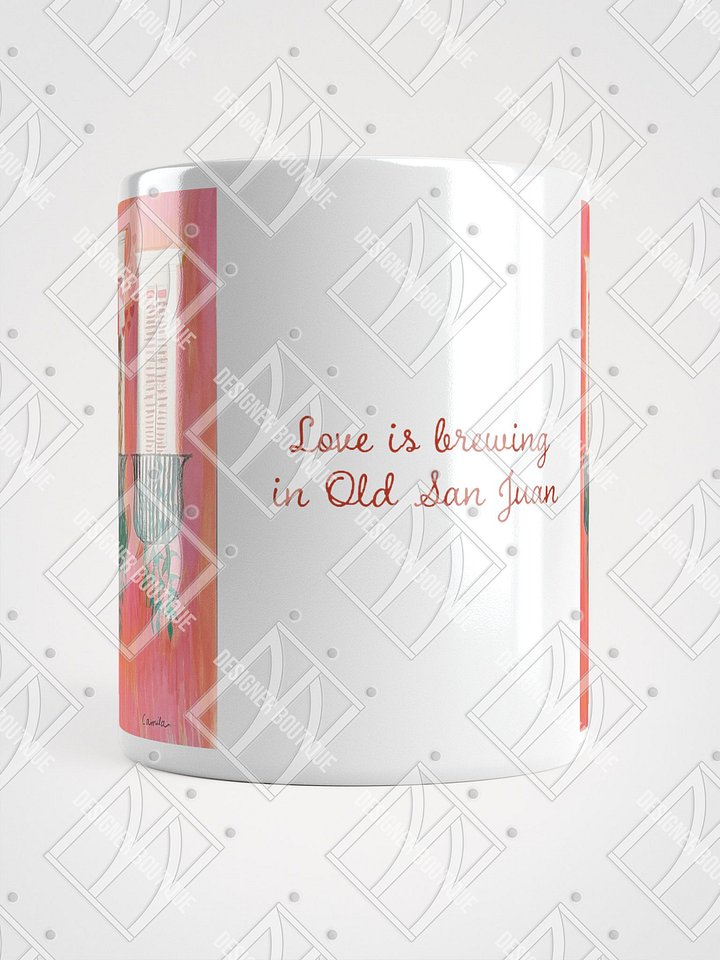 NN Designer Boutique x Camila Arraiza: Mug(Brunette) – Love is Brewing in Old San Juan product image (2)
