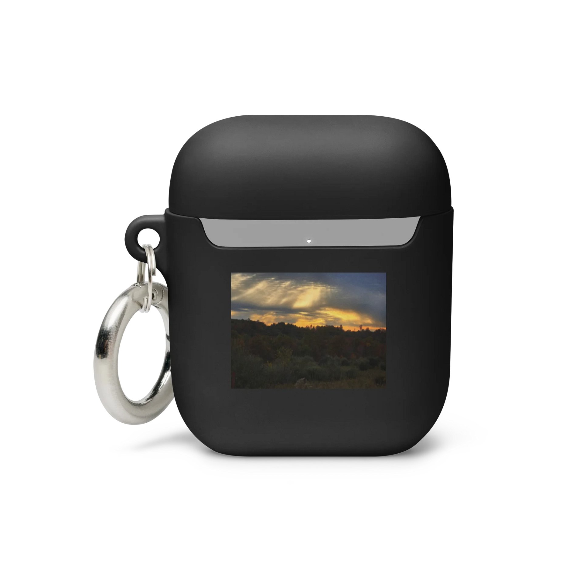 Golden Glow AirPods Case black product image (2)