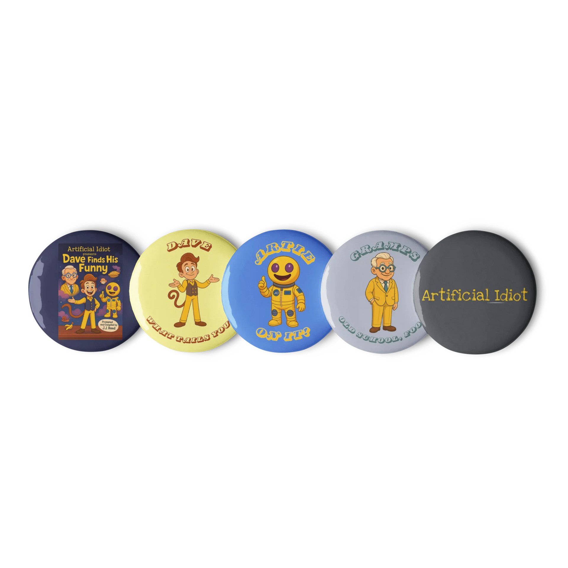 Artificial Idiot Buttons Set product image (1)