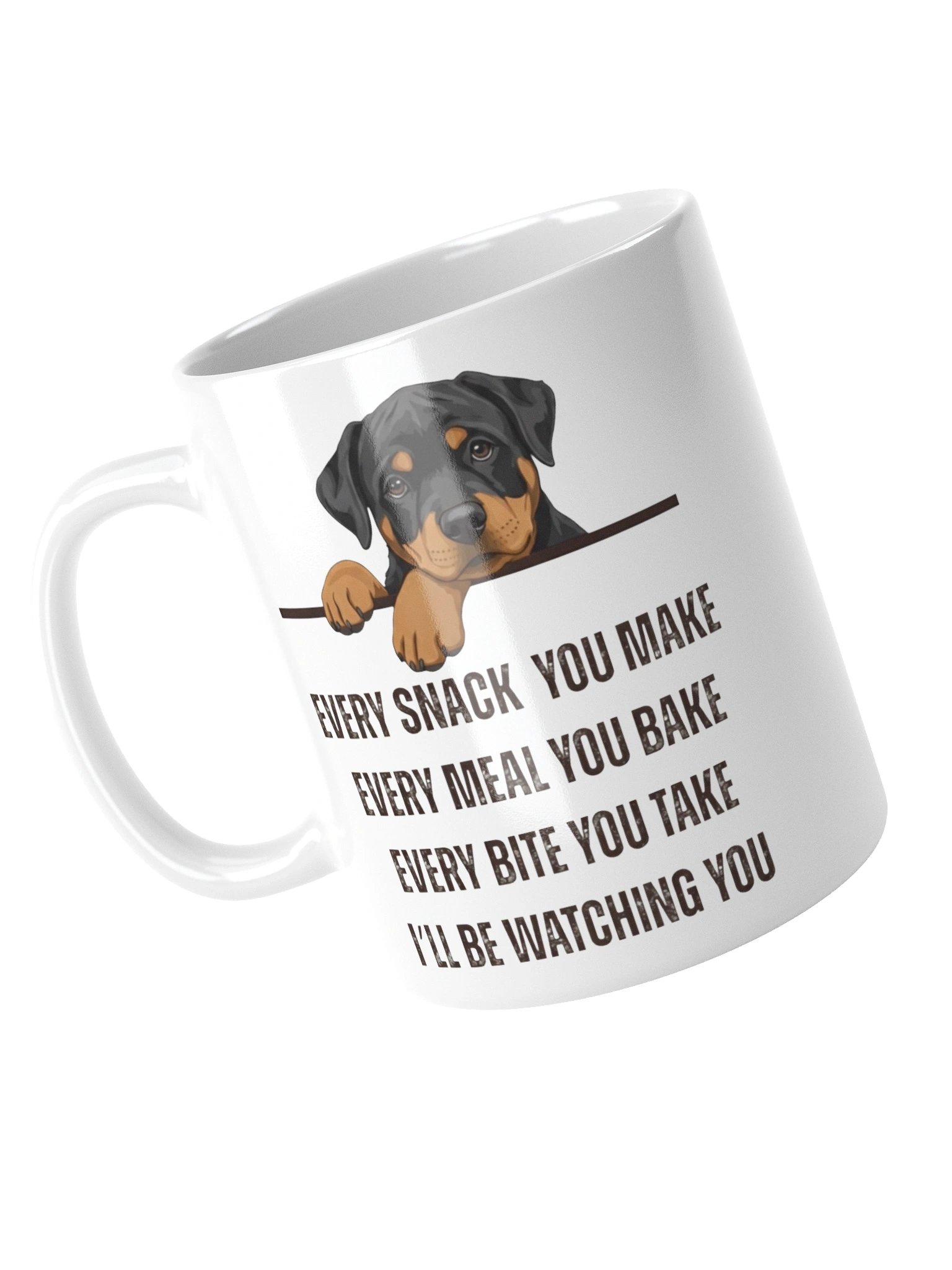 Rottweiler Pawsitively Watching You Mug product image (11)