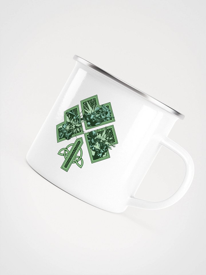 Three Leaf Enamel Mug product image (2)