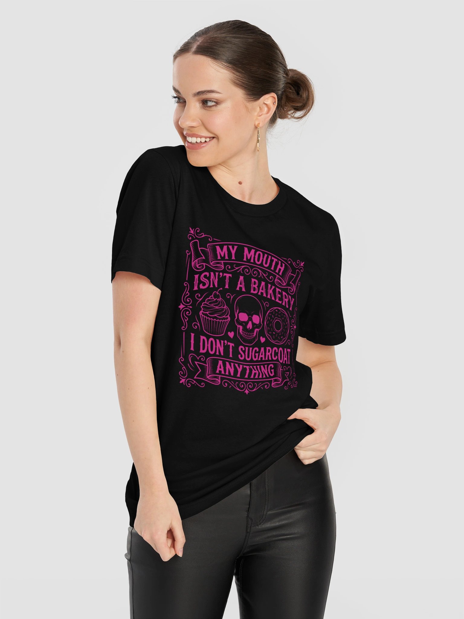 My Mouth Isn’t a Bakery T-Shirt | Funny Sugarcoat Graphic Tee product image (51)