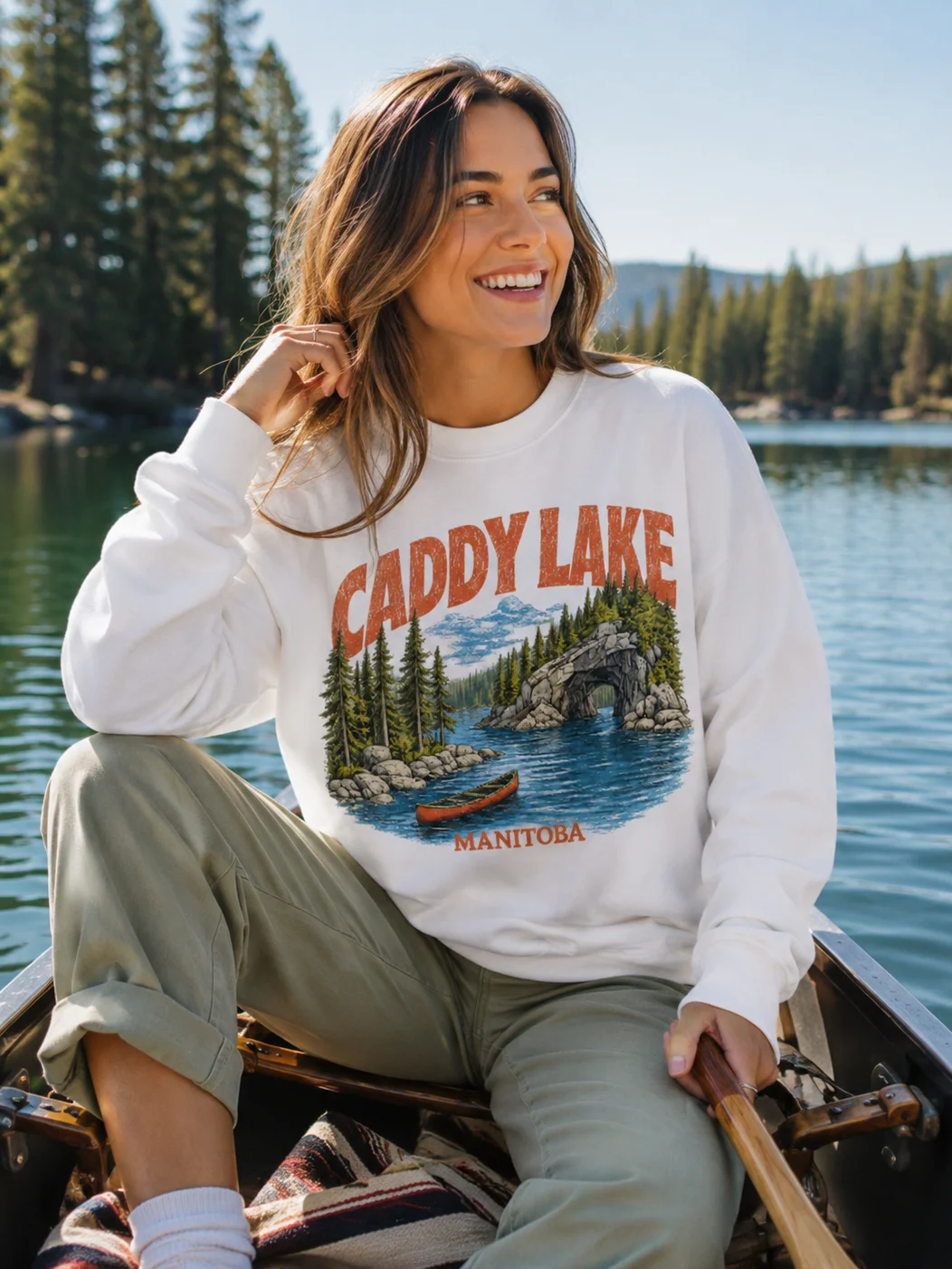 Caddy Lake Manitoba Crewneck product image (1)