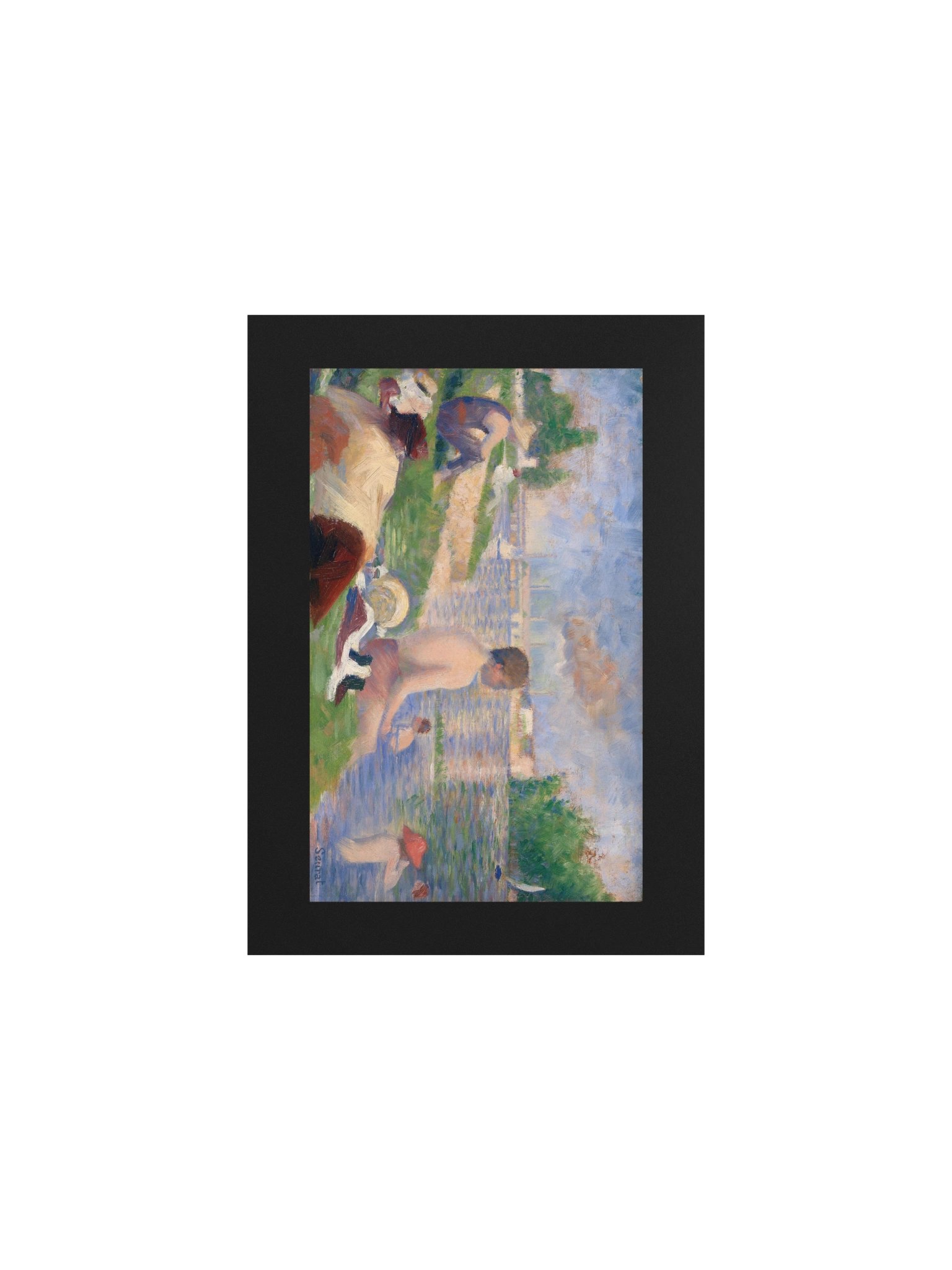 Seurat, Final Study for “Bathers at Asnières” — Fine-Art Poster product image (2)