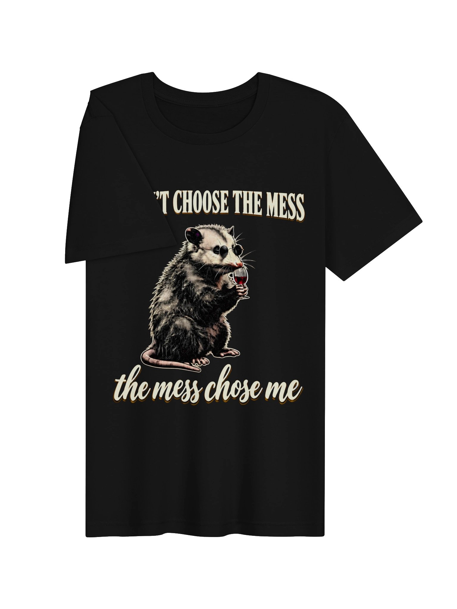 I Didn’t Choose the Mess Funny Opossum T-Shirt product image (32)