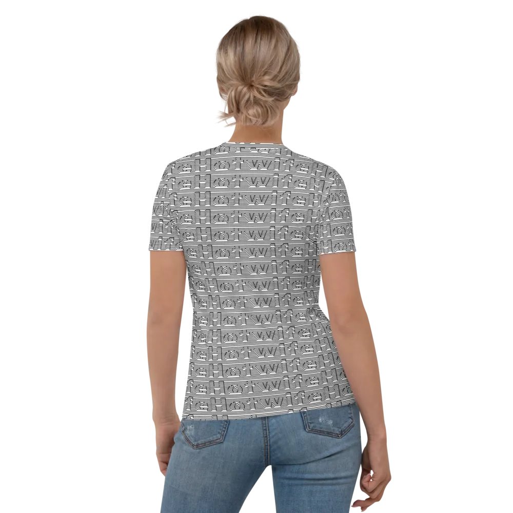 Hotwife Magic 3D illusion print fitted shirt product image (1)