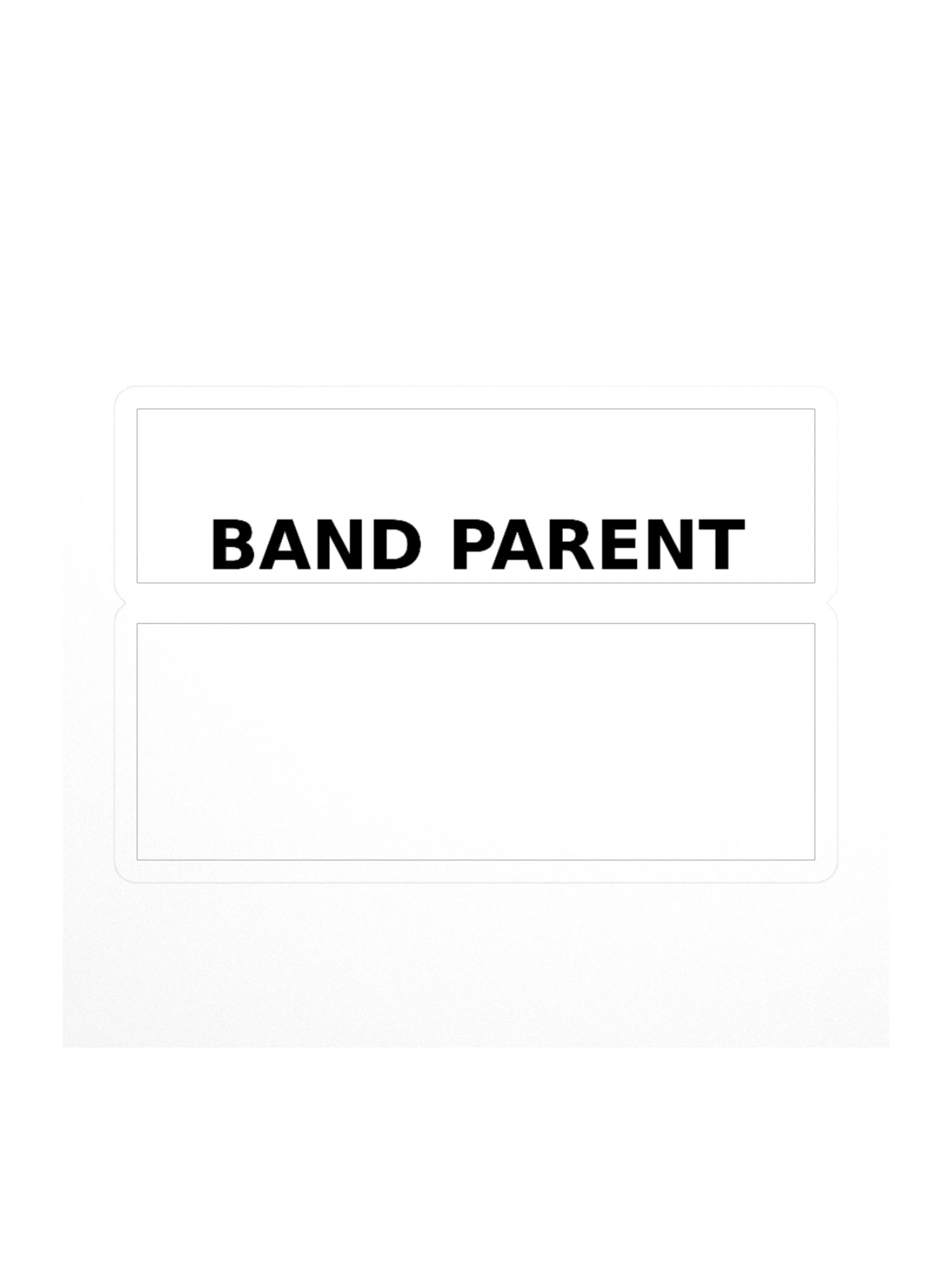 Band Parent Sticker In the Bone Zone product image (3)