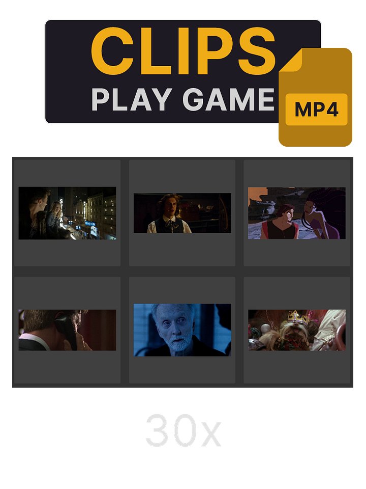 Clips: I want to play a game... (30x) product image (1)