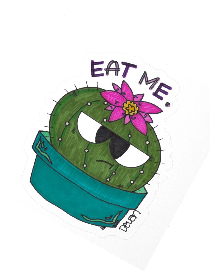 Angry Cactus Sticker product image (2)
