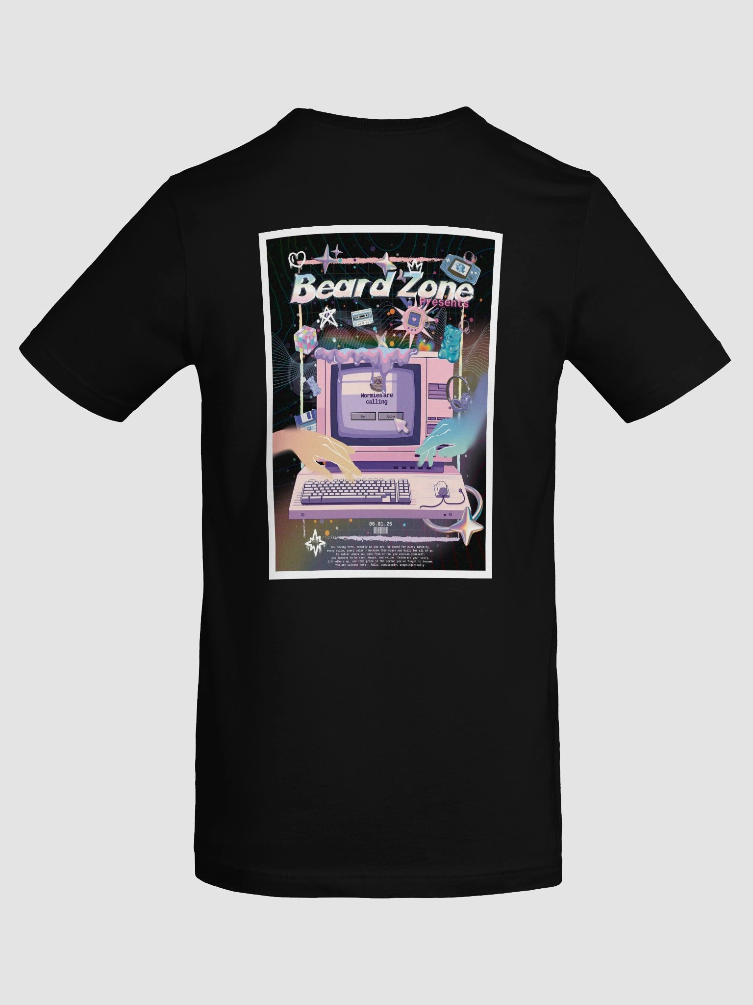 The Beard Zone Bubble Pride Graphic Tee product image (8)