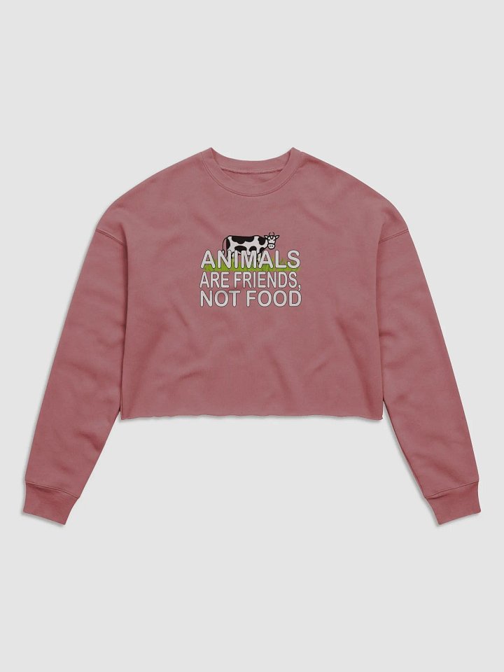 Animals Are Friends Crop Sweater product image (1)