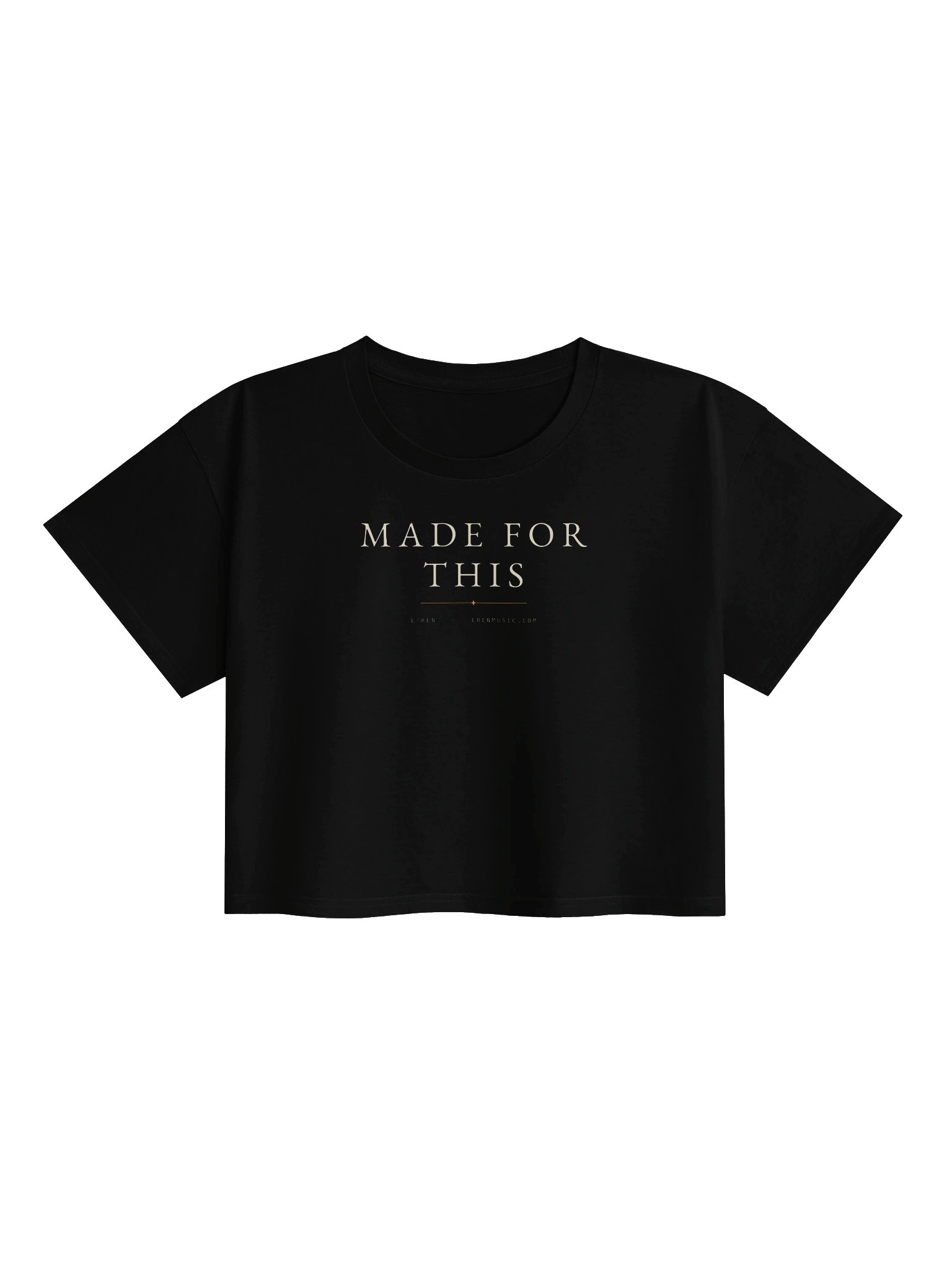 MADE FOR THIS Crop — Black product image (1)