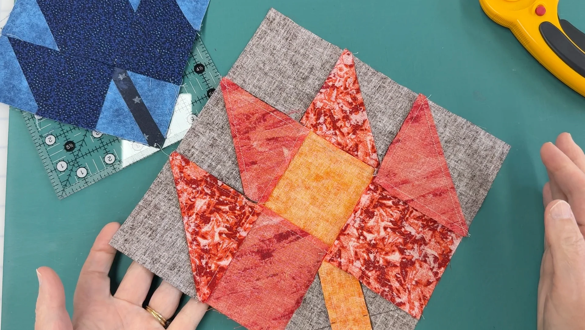 Maple Leaf Quilt Block Pattern (BLOCK ONLY) product image (2)