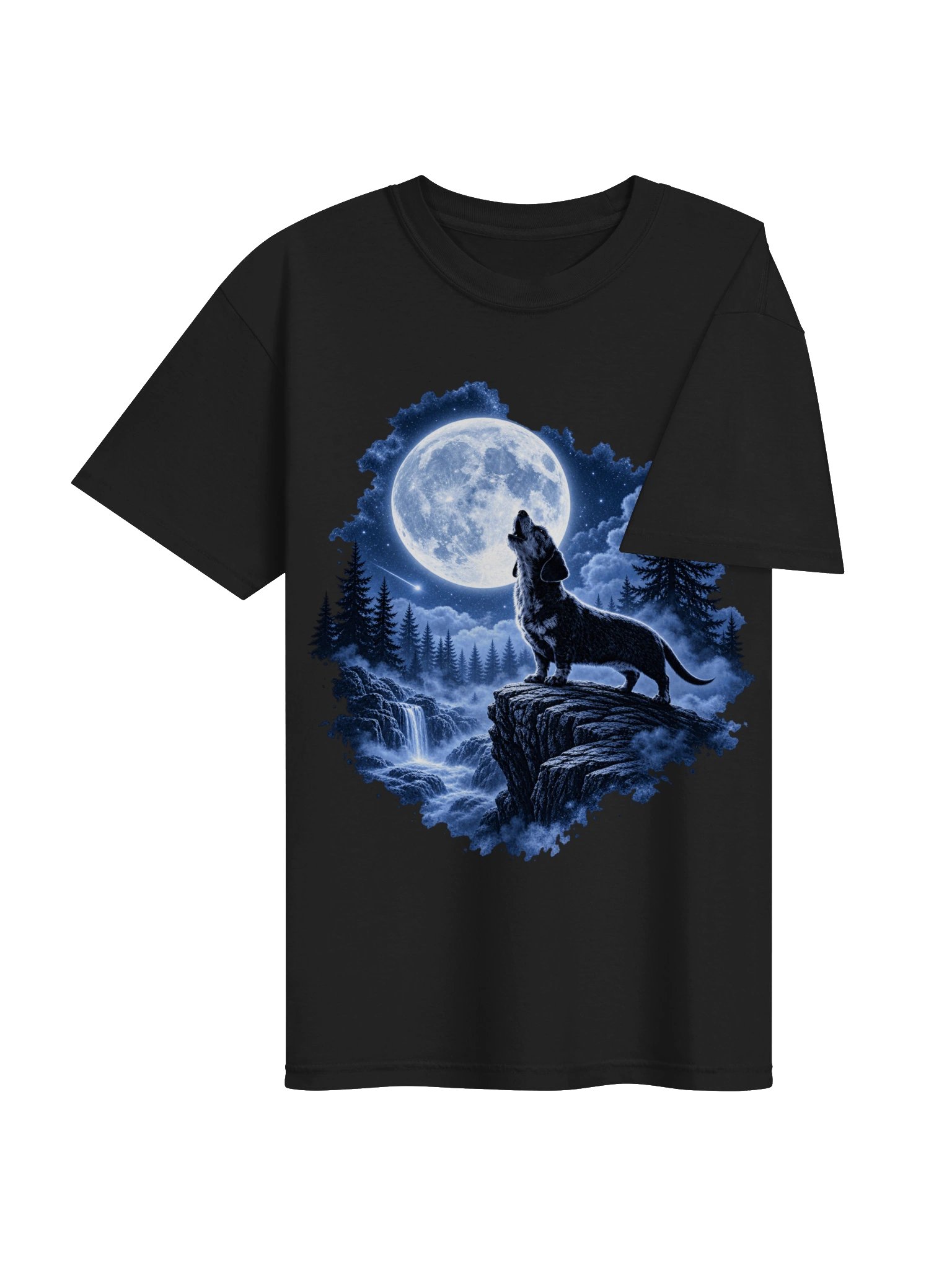 Moonlit Dachshund Adventure Tee product image (4)