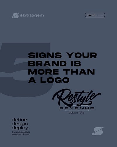 Your brand is more than a logo when it works like a system.

If every new piece has to be reinvented, if your touchpoints fee...
