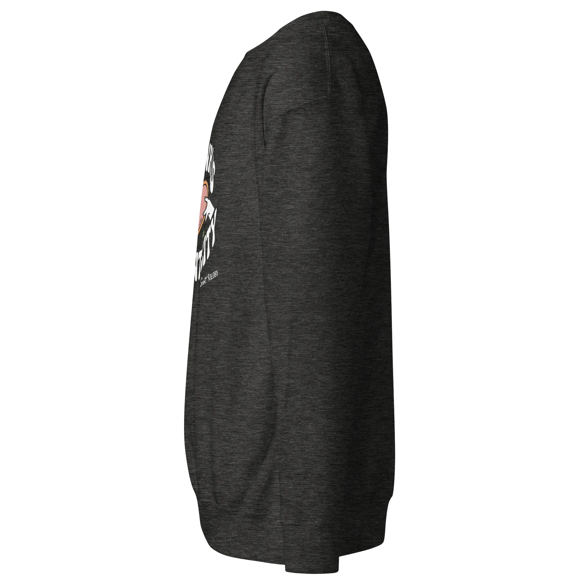 “My Kink Is Authenticity” Charcoal Heather Sweatshirt product image (2)