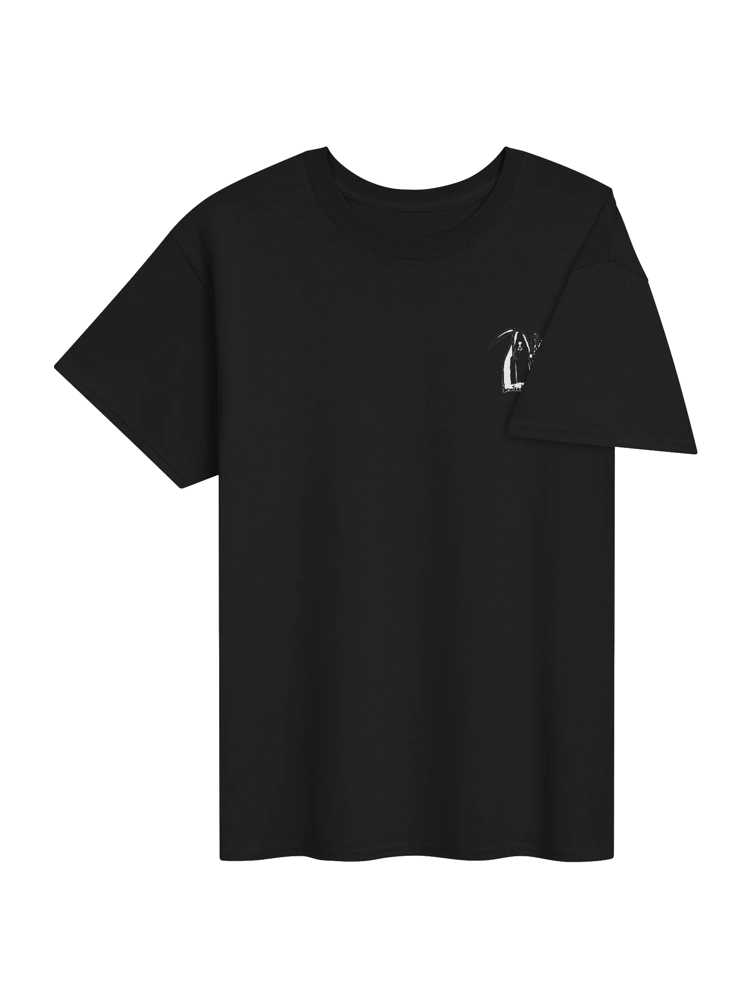 Bruised Hips Friendly Reaper (white) Pocket T product image (39)
