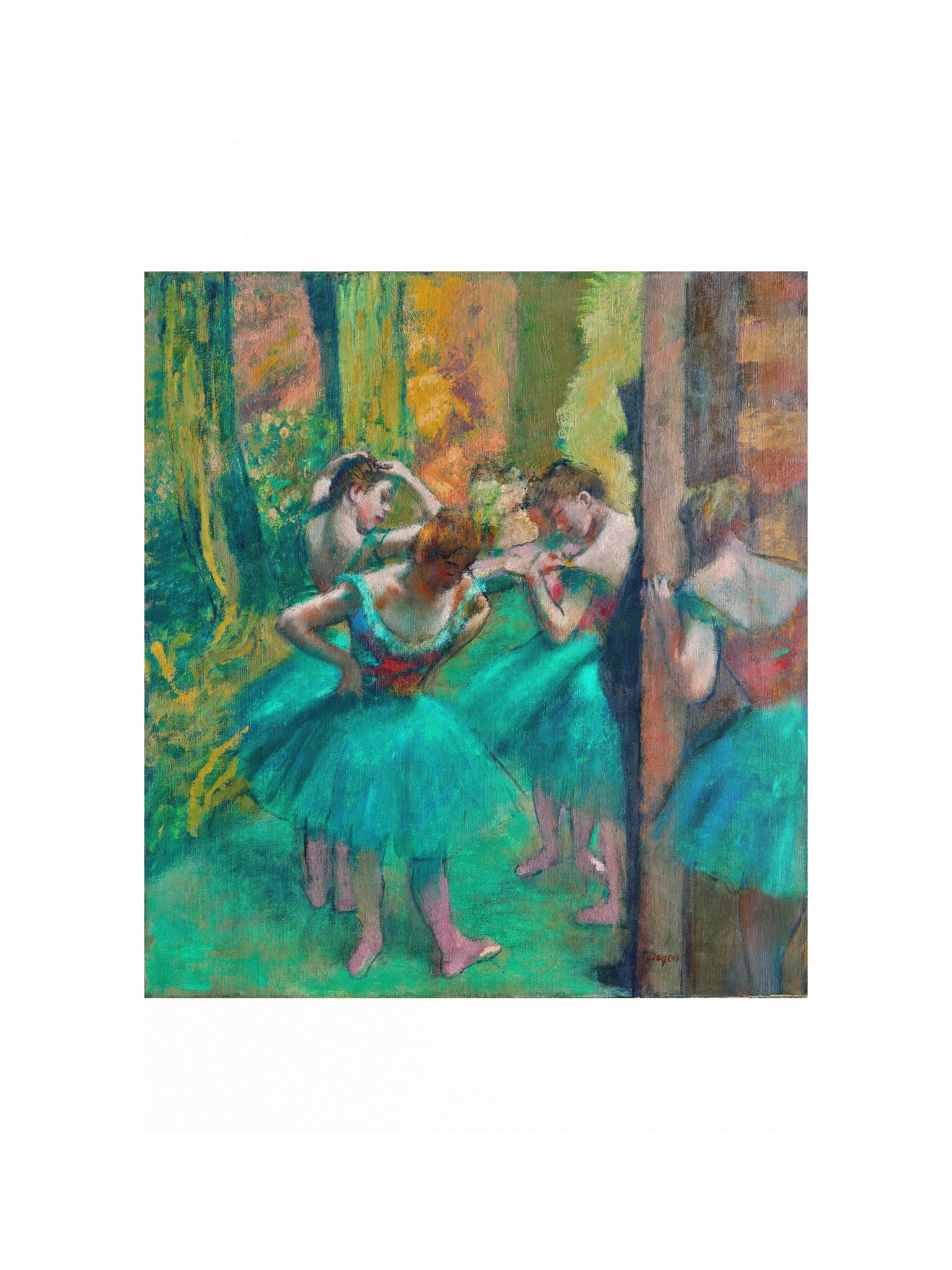 Dancers, Pink and Green — Large Poster product image (1)