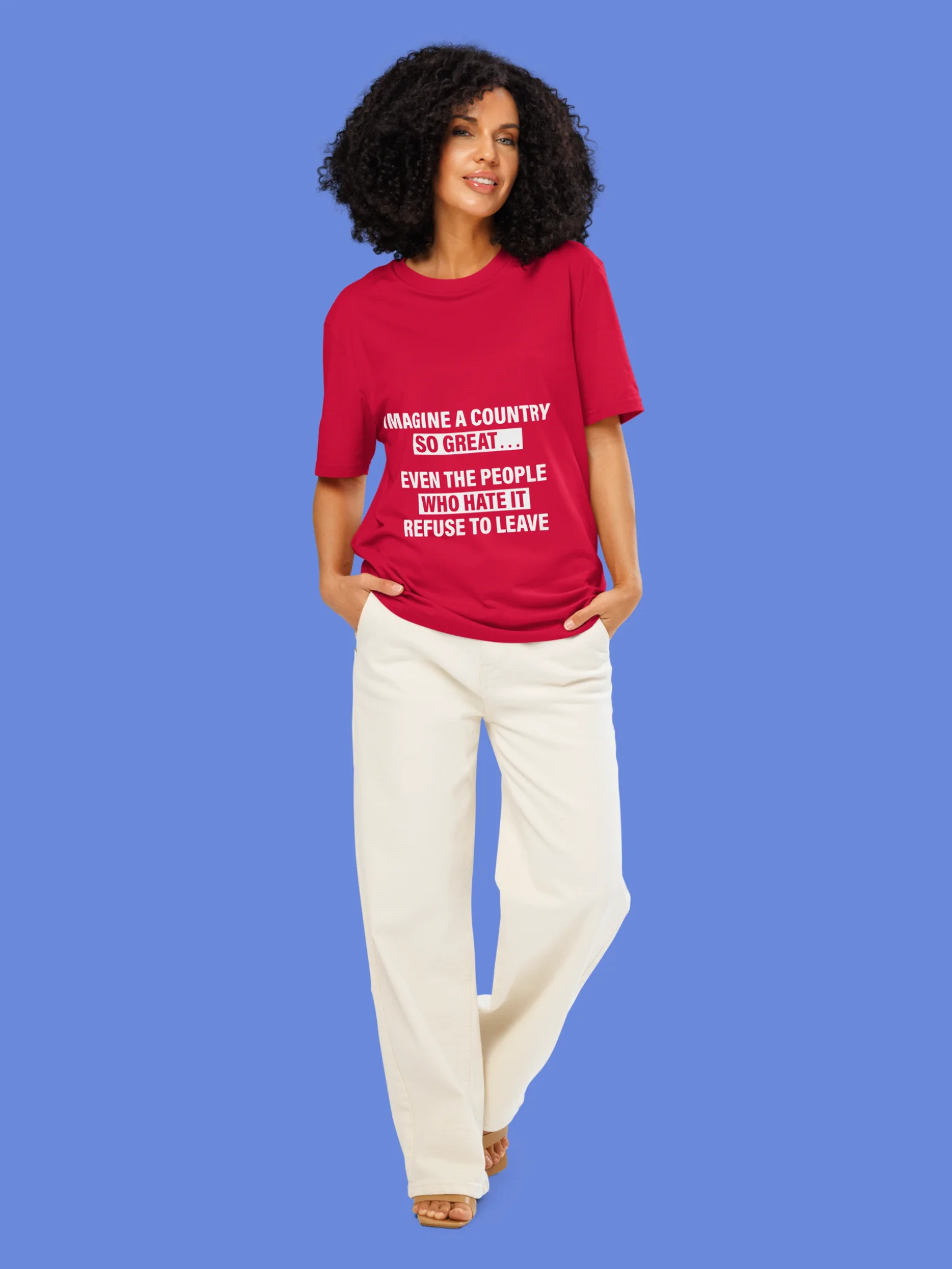 Imagine A Country So Great Shirt product image (2)