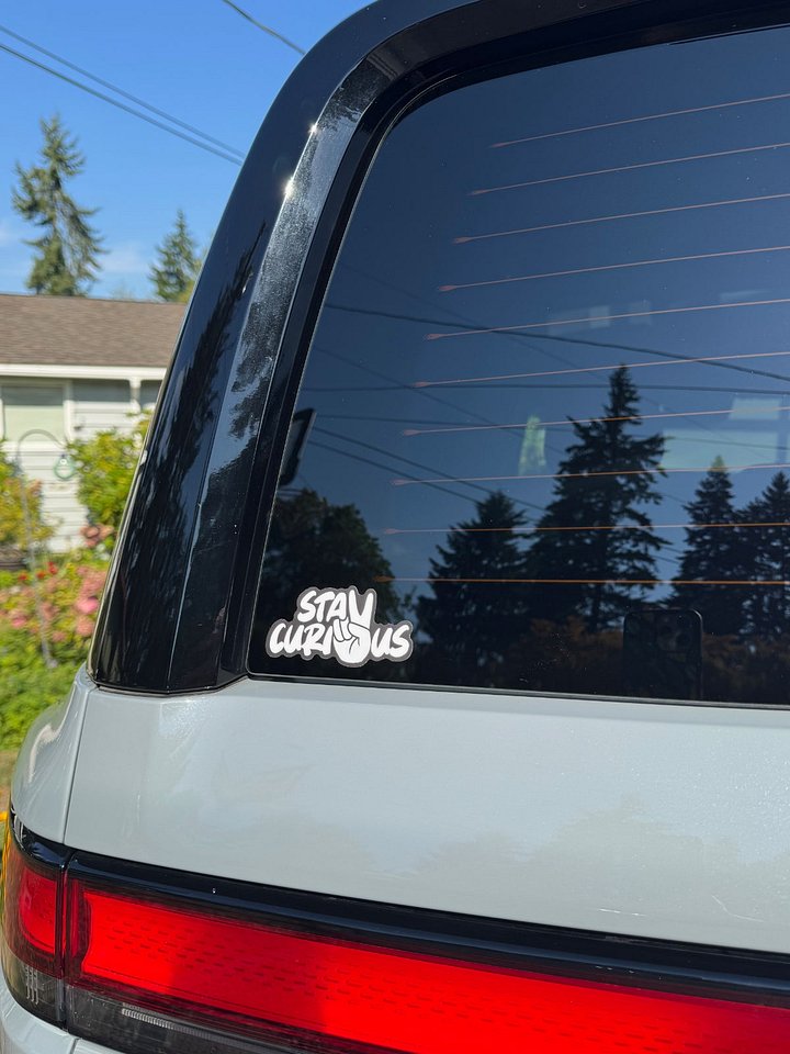 Stay Curious Sticker product image (2)