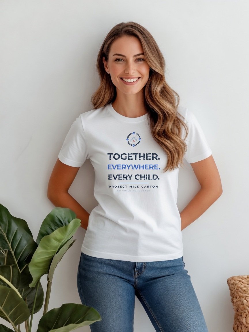 Together Everywhere Every Child Women's Fitted Tee, Light product image (1)