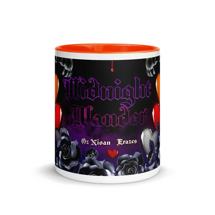 Midnight Wander Gothic Ceramic Mug (ORANGE) product image (2)