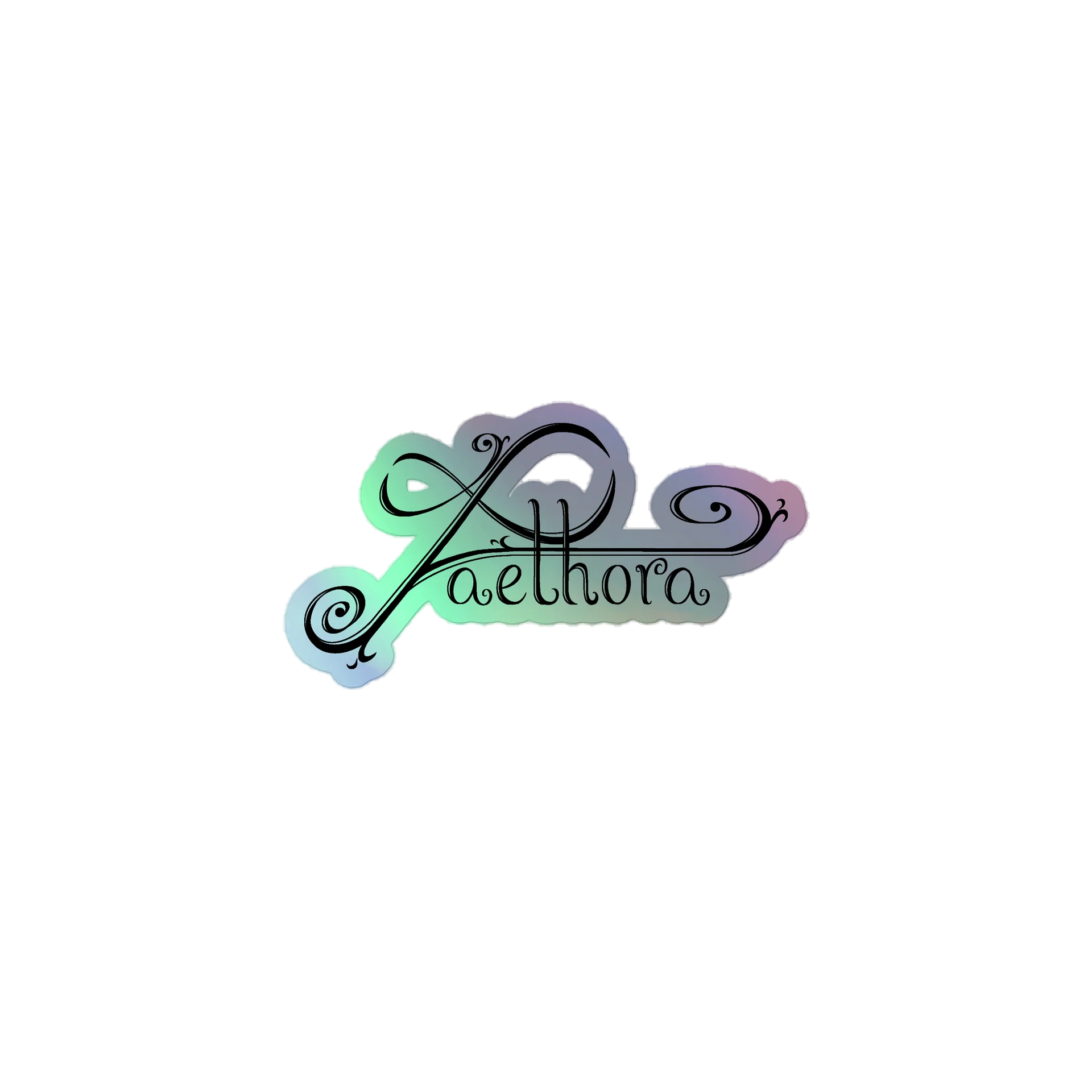 Holographic Faethora Logo product image (1)